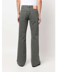 Мужские темно-серые рваные джинсы от Acne Studios