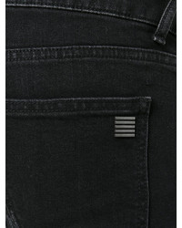 Мужские темно-серые рваные зауженные джинсы от Palm Angels