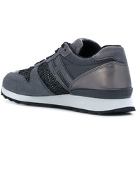 Женские темно-серые резиновые кеды от Hogan