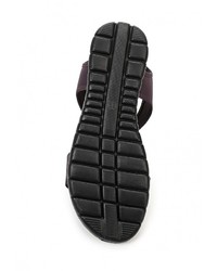 Темно-серые сандалии на плоской подошве от Malien