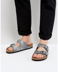 Мужские темно-серые сандалии от Birkenstock