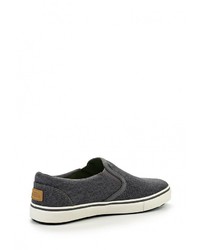 Мужские темно-серые слипоны от Skechers