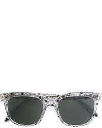 Темно-серые солнцезащитные очки с принтом