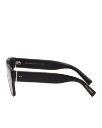 Мужские темно-серые солнцезащитные очки с принтом от Dolce and Gabbana