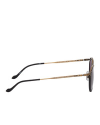 Мужские темно-серые солнцезащитные очки от Matsuda