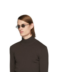 Мужские темно-серые солнцезащитные очки от Maison Margiela