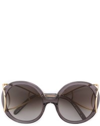 Женские темно-серые солнцезащитные очки от Chloé