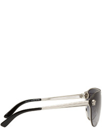 Мужские темно-серые солнцезащитные очки от Versace