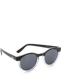 Женские темно-серые солнцезащитные очки от Le Specs