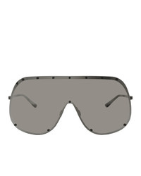 Мужские темно-серые солнцезащитные очки от Rick Owens