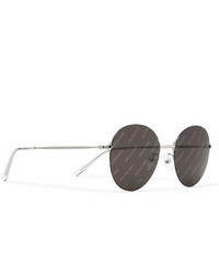 Мужские темно-серые солнцезащитные очки от Balenciaga
