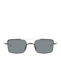 Мужские темно-серые солнцезащитные очки от Thom Browne