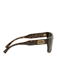 Мужские темно-серые солнцезащитные очки от Versace