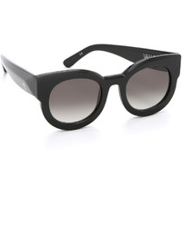 Женские темно-серые солнцезащитные очки