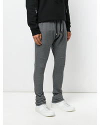 Мужские темно-серые спортивные штаны от Balmain