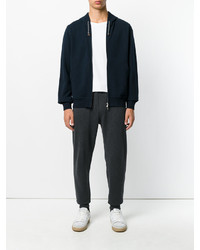 Мужские темно-серые спортивные штаны от Brunello Cucinelli