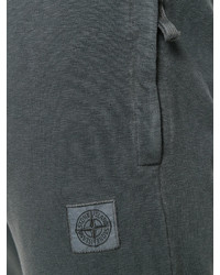 Мужские темно-серые спортивные штаны от Stone Island