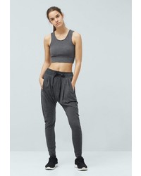 Женские темно-серые спортивные штаны от Mango