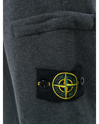 Мужские темно-серые спортивные штаны от Stone Island