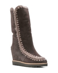 Темно-серые угги от Mou