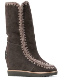 Темно-серые угги от Mou