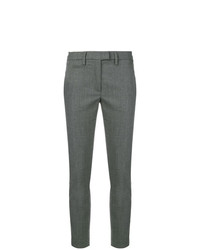 Темно-серые узкие брюки от Dondup