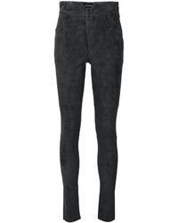 Темно-серые узкие брюки от Isabel Marant