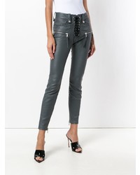 Темно-серые узкие брюки от Unravel Project