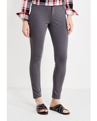 Темно-серые узкие брюки от Modis