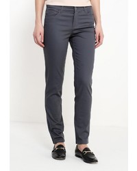 Темно-серые узкие брюки от Modis