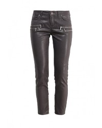 Темно-серые узкие брюки от Morgan