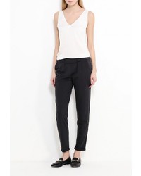 Темно-серые узкие брюки от Only