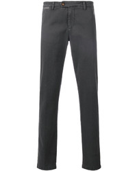 Мужские темно-серые хлопковые брюки от Eleventy