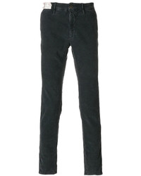 Мужские темно-серые хлопковые брюки от Incotex