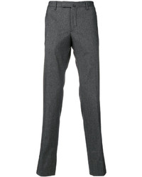 Мужские темно-серые хлопковые брюки от Incotex