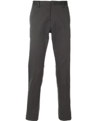 Мужские темно-серые хлопковые брюки от Paul Smith