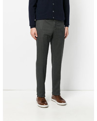 Мужские темно-серые хлопковые брюки от Incotex