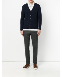 Мужские темно-серые хлопковые брюки от Incotex