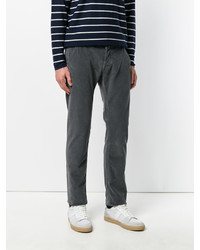 Мужские темно-серые хлопковые брюки от Jacob Cohen