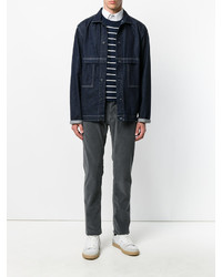 Мужские темно-серые хлопковые брюки от Jacob Cohen