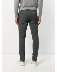 Мужские темно-серые хлопковые брюки от Pt01