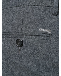 Мужские темно-серые хлопковые брюки от DSQUARED2