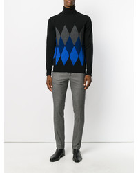 Мужские темно-серые хлопковые брюки от Incotex