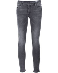 Темно-серые хлопковые джинсы скинни от Anine Bing
