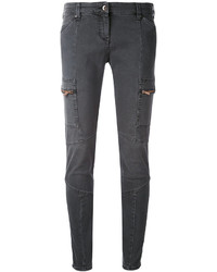 Темно-серые хлопковые джинсы скинни от Armani Jeans