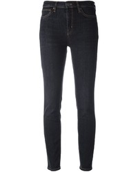 Темно-серые хлопковые джинсы скинни от MiH Jeans