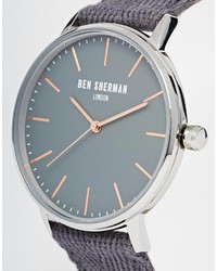 Мужские темно-серые часы из плотной ткани от Ben Sherman