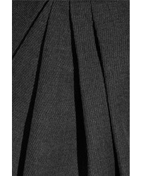Женские темно-серые шерстяные брюки-галифе со складками от Vika Gazinskaya