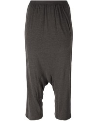 Женские темно-серые шерстяные брюки-галифе от Rick Owens Lilies