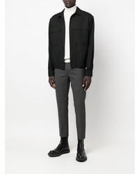 Темно-серые шерстяные брюки чинос от PT TORINO